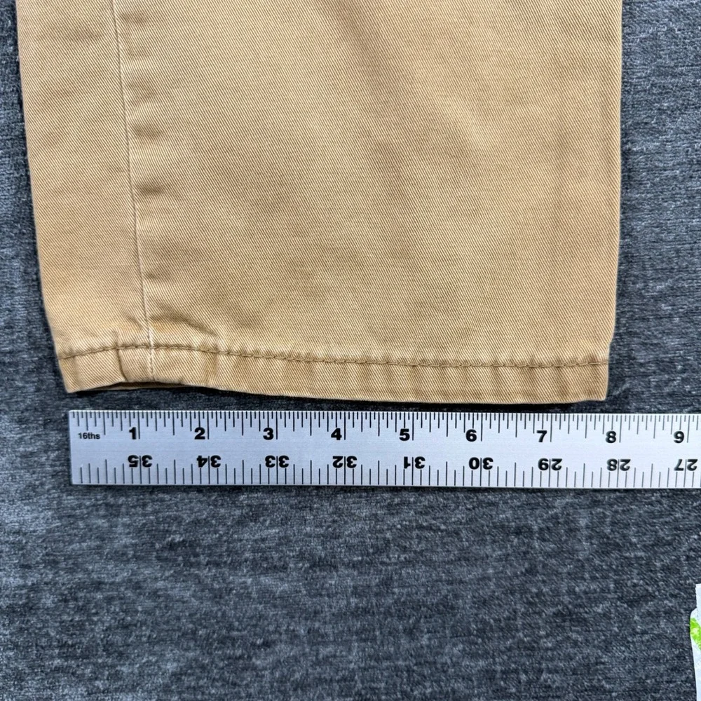 Levis 514 Straight Fit Tan Khaki Pants Mens 32x34 Cotton Blend Casual Trousers